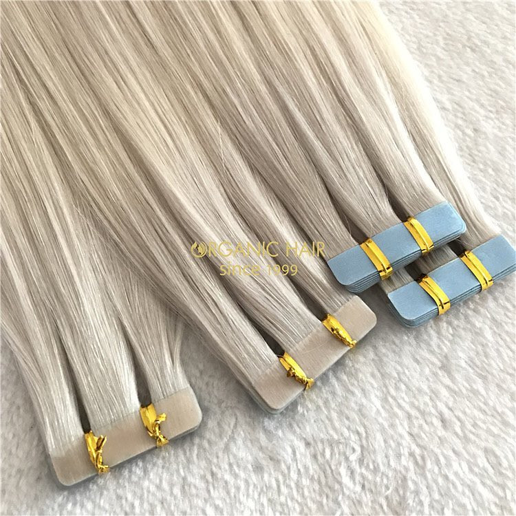 Customzied pop color in winter-whloesale tape in hair extensions A168